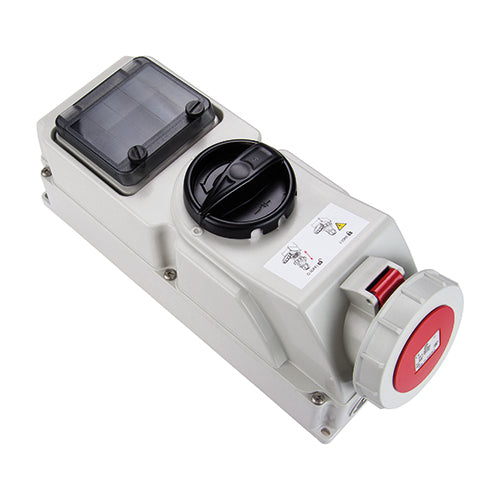 02844 | IDE IP67 Interlock Switch Socket Outlet with DIN Rail – NXT ...