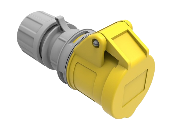 CEE Straight Socket 16A 110V 3 Pin IP44 | BC1-1303-2312