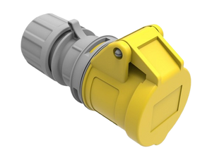CEE Straight Socket 16A 110V 3 Pin IP44 | BC1-1303-2312