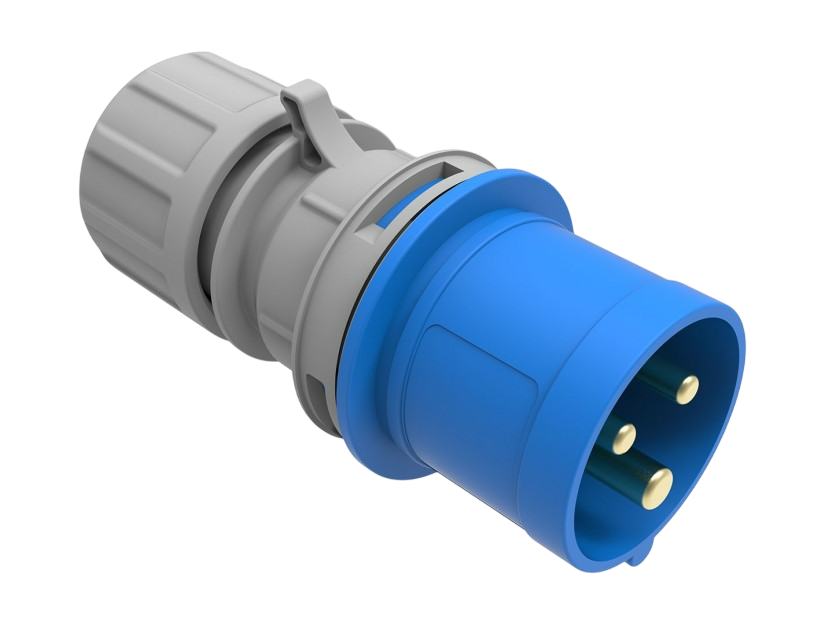 CEE Straight Plug 16A 230V 3 Pin IP44 | BC1-1403-2011