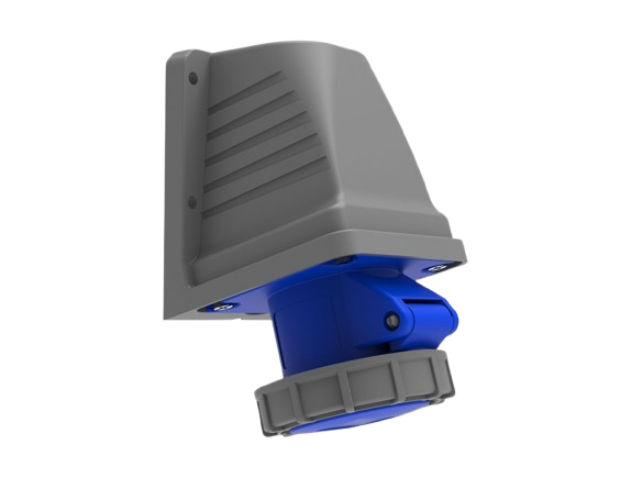 CEE 90° Angled Surface Mounted Socket 16A 220V 3 Pin IP67 | BC1-1403-7535