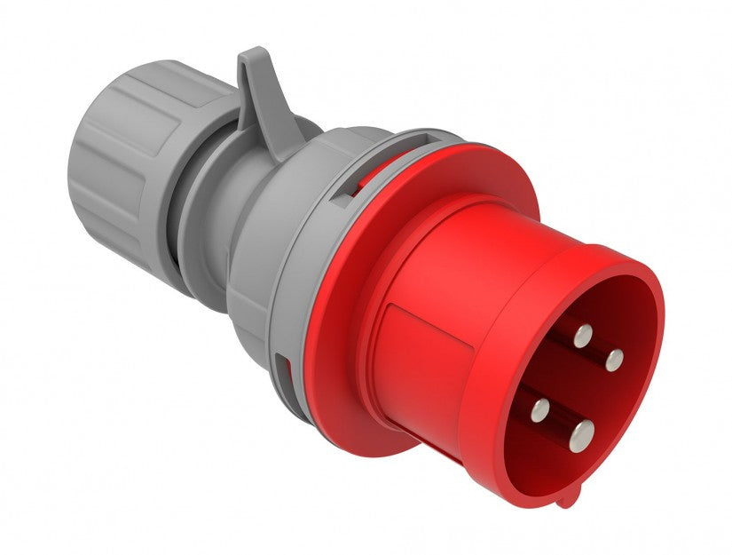CEE Straight Plug 16A 415V 4 Pin IP44 | BC1-1504-2011