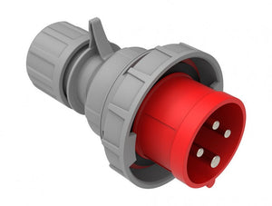 CEE Straight Plug 16A 415V 4 Pin IP67 | BC1-1504-7011