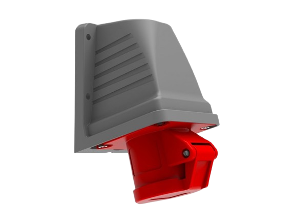 CEE 90° Angled Surface Mounted Socket 16A 415V 5 Pin IP44 | BC1-1505-2 ...