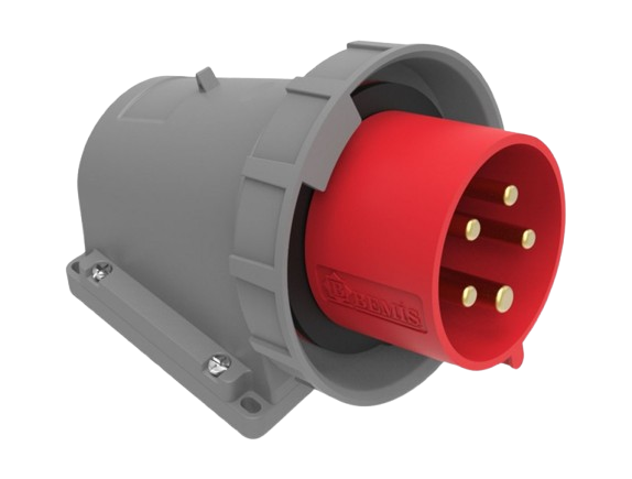 CEE Surface Mounted Plug 16A 415V 5 Pin IP67 | BC1-1505-7236