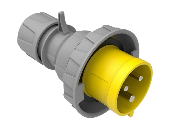 CEE Straight Plug 32A 110V 3 Pin IP67 | BC1-3303-7011