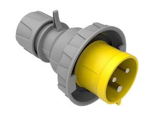 CEE Straight Plug 32A 110V 3 Pin IP67 | BC1-3303-7011