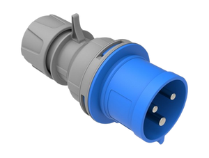 CEE Straight Plug 32A 220V 3 Pin IP44 | BC1-3403-2011