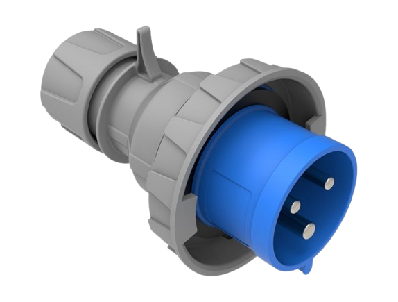 CEE Straight Plug 32A 220V 3 Pin IP67 | BC1-3403-7011