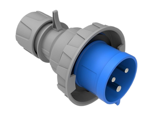 CEE Straight Plug 32A 220V 3 Pin IP67 | BC1-3403-7011