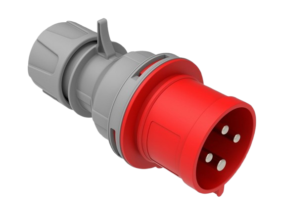 CEE Straight Plug 32A 415V 4 Pin IP44 | BC1-3504-2011