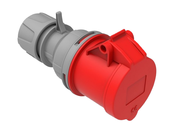 CEE Straight Socket 32A 415V 4 Pin IP44 | BC1-3504-2312