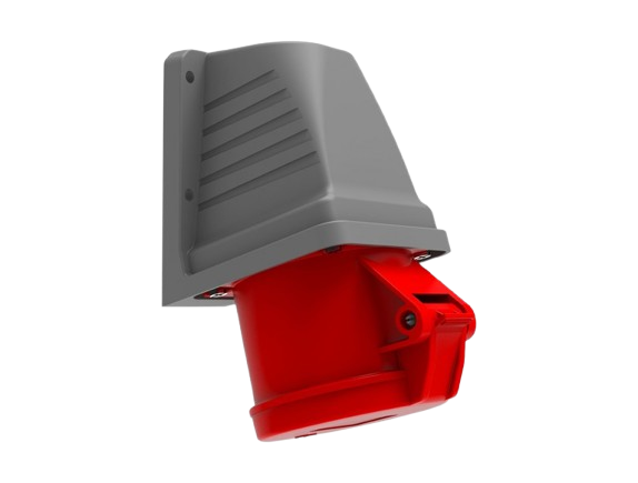 CEE 90° Angled Surface Mounted Socket 32A 415V 4 Pin IP44 | BC1-3504-2535