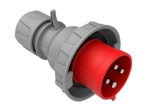 CEE Straight Plug 32A 415V 4 Pin IP67 | BC1-3504-7011
