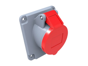 CEE 45° Panel Mounted Socket 32A 415V 5 Pin IP44 | BC1-3505-2420