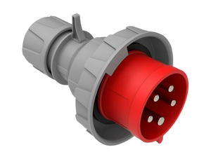 CEE Straight Plug 32A 415V 5 Pin IP67 | BC1-3505-7011