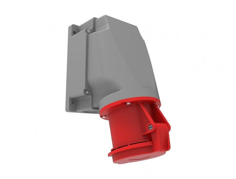 CEE 90° Angled Surface Mounted Socket 63A 415V 4 Pin IP44 | BC3-4504-2535