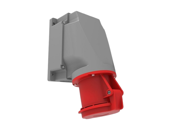 CEE 90° Angled Surface Mounted Socket 63A 415V 5 Pin IP44 | BC1-4505-2535