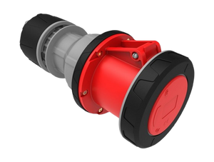CEE Straight Socket with Pilot 125A 415V 4 Pin IP67 | BC3-6504-7312