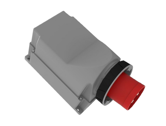 CEE Surface Mounted Plug 125A 415V 5 Pin IP67 | BC3-6505-7236