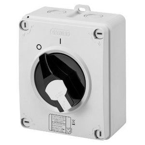 GW70404P | GEWISS Rotary Isolator Switch 70 RT HP Range