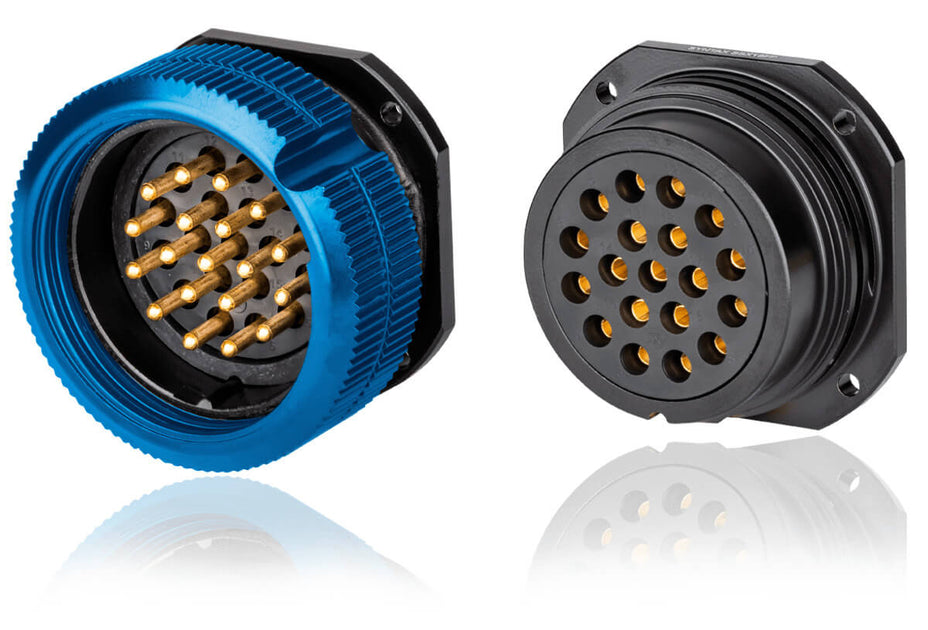 Valentini Syntax SSX19 Panel Mount 19-Pin Connectors | Socapex ...